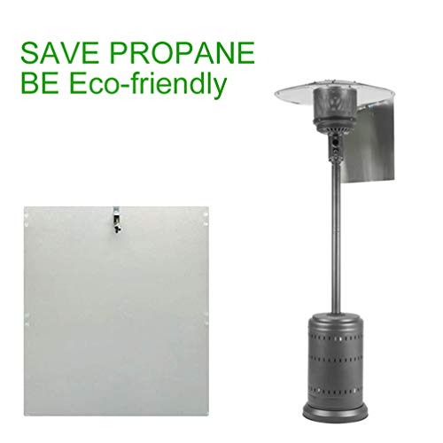 CLISPEED 3Pcs Refletor de Foco de Calor Escudo Refletor DobrÃ¡vel para Aquecedor de PÃ¡tio para Aque