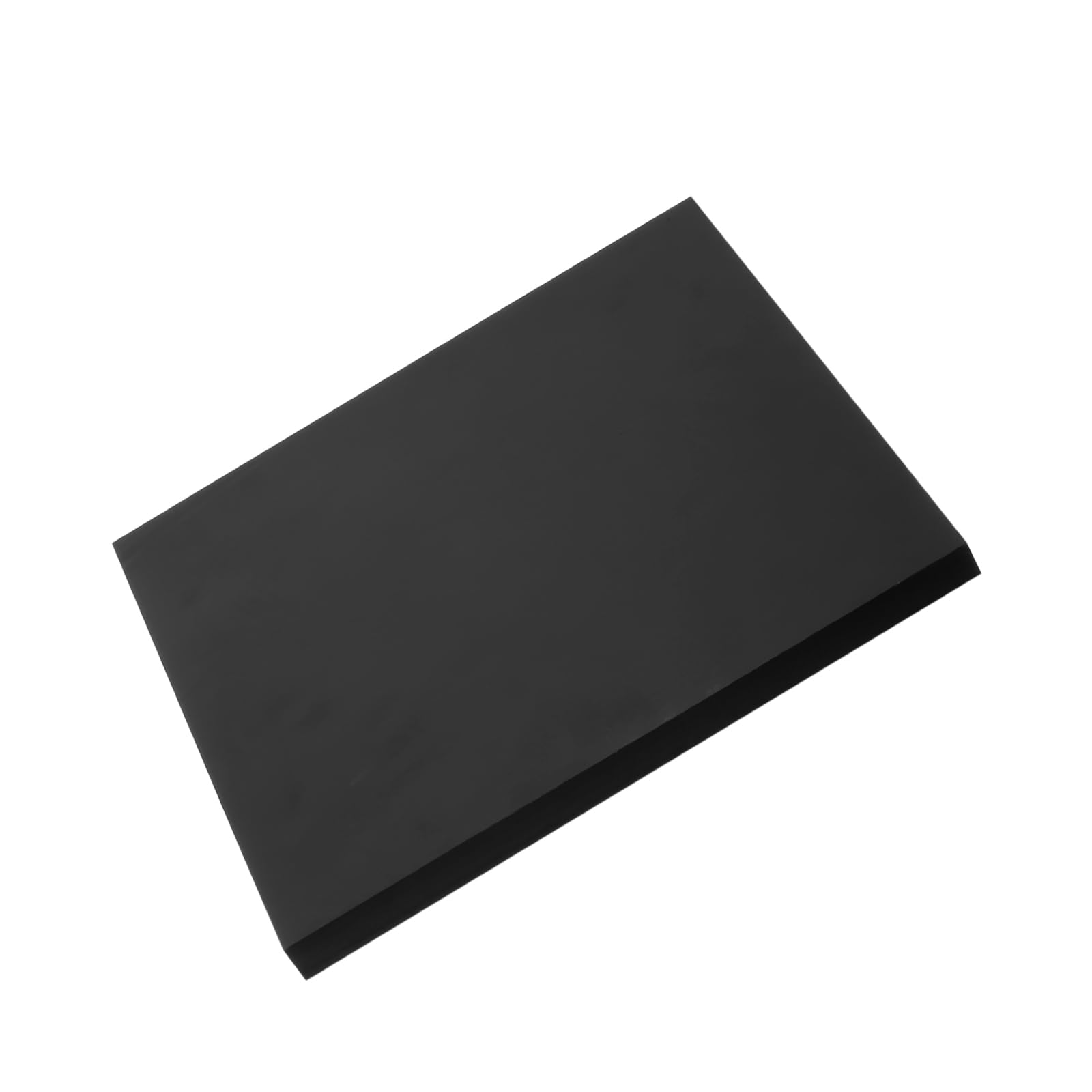 sourcing map UHMW Foglio in polietilene ad alto peso molecolare, spessore 1,9 cm, in plastica HDPE dura, per tavole marine, artigianato fai da te, compensato marino, 30,5 x 30,5 cm, nero
