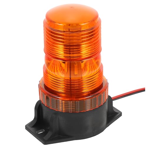 Feux stroboscopiques 12V à LED orange de sécurité pour camions et engins de chantier