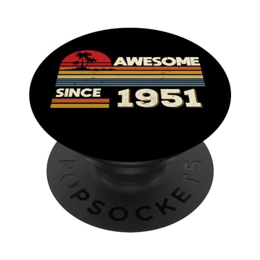73 cumpleaños impresionante desde 1951 73 años cumpleaños PopSockets PopGrip Intercambiable
