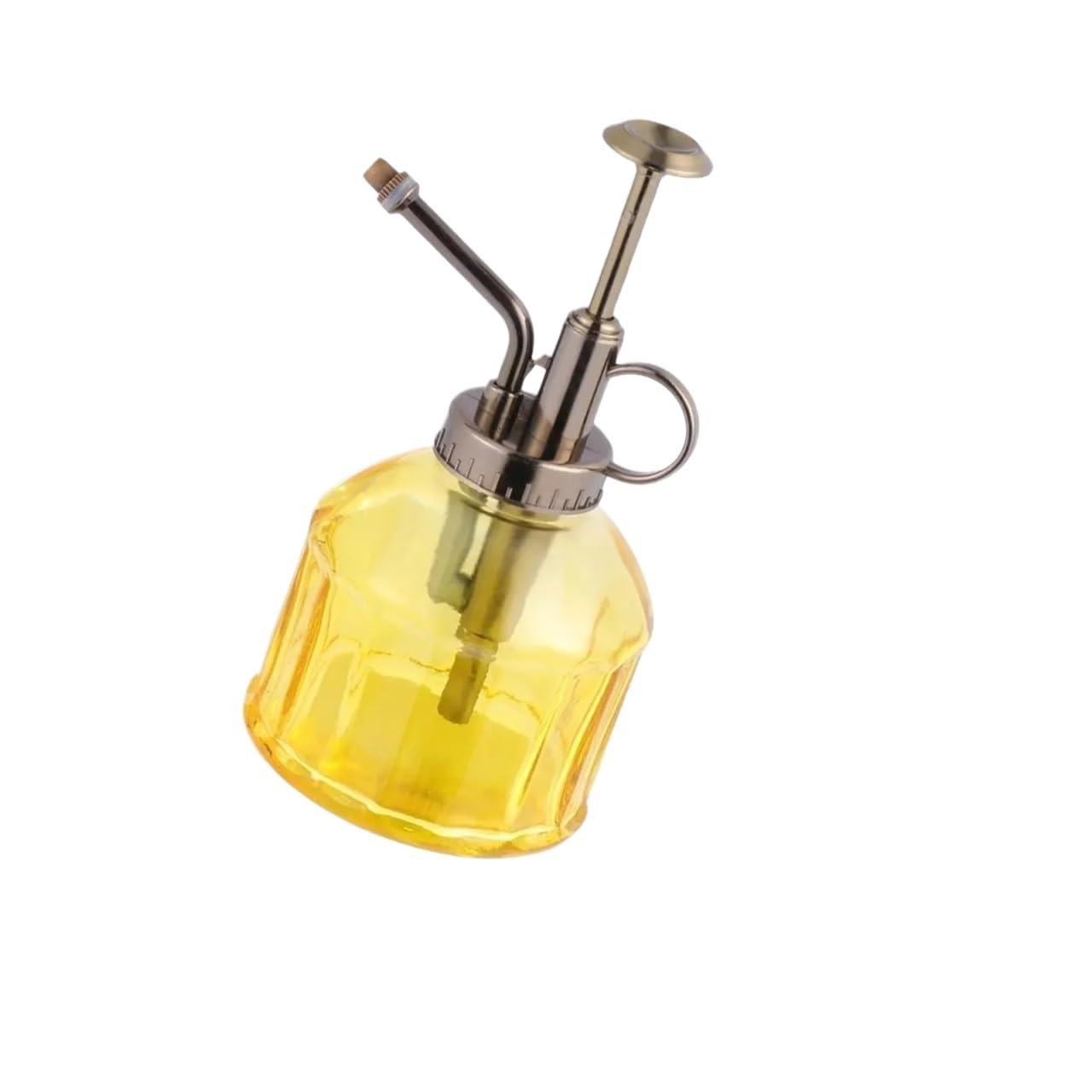 Hand Pressure Glass Watering Can Large Capacity Transparent Body Long Mouth Smooth Pour Indoor Outdoor Plants Succulent for Plants