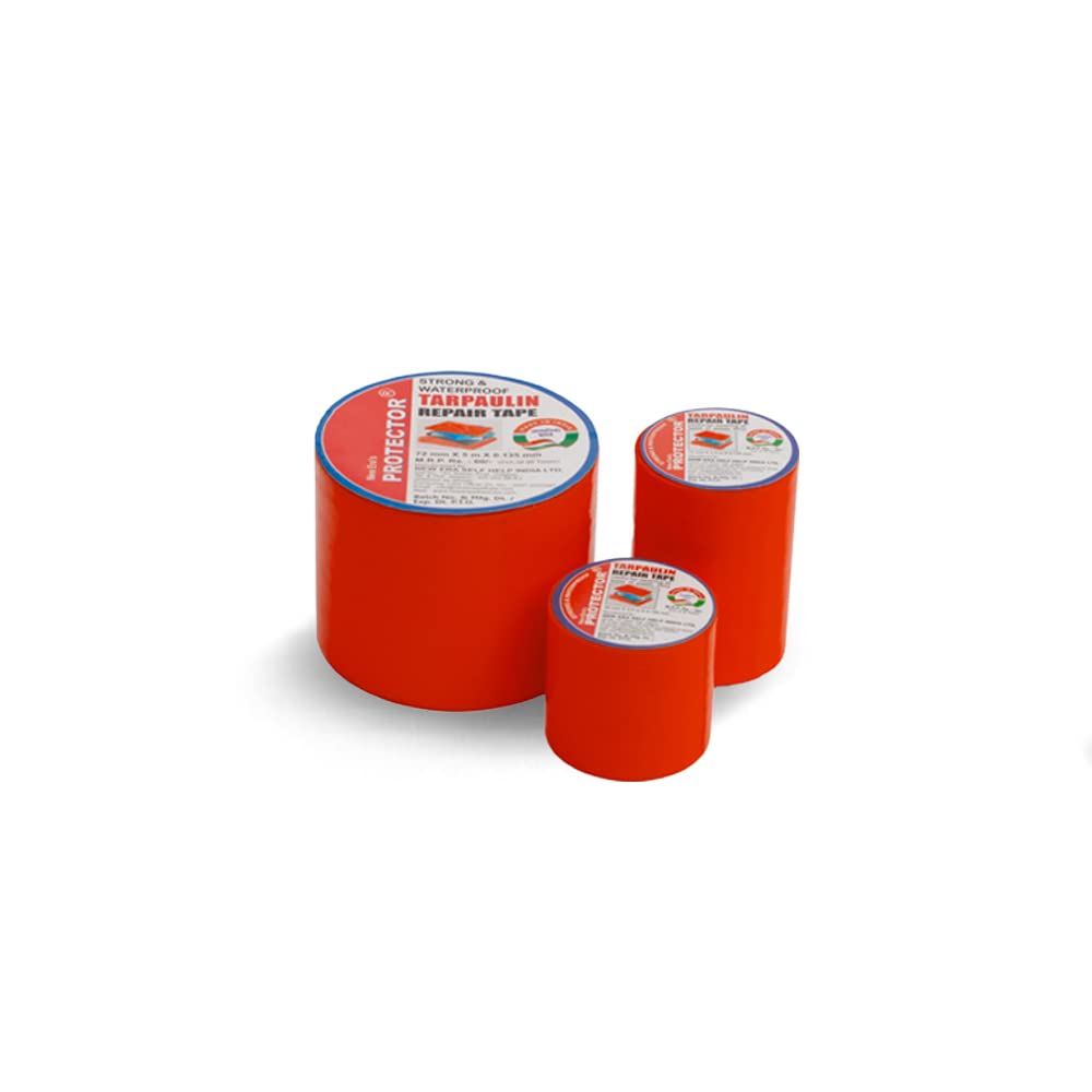 New Eras Protector Tarpaulin Repair Tape | Waterproof Tape for Leakage Repair | Plastic Sheets Repair | Water Proof Tape for Roof Leakage | Weatherproof, UV-Resistant | Red | 5 Meters | Pack of 3 (B0BWHZQXZC) Amazon Price History, Amazon Price Tracker