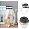 Large Digital Coin Bank for Kids and Adults - LCD Counter, 2.8L Capacity for US Coins (Silver)