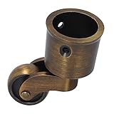 Jonlaki Ruedas Silenciosas de Aleación de Zinc con Ruedas Redondas Vintage para Muebles con Diseño Exquisito y Durabilidad