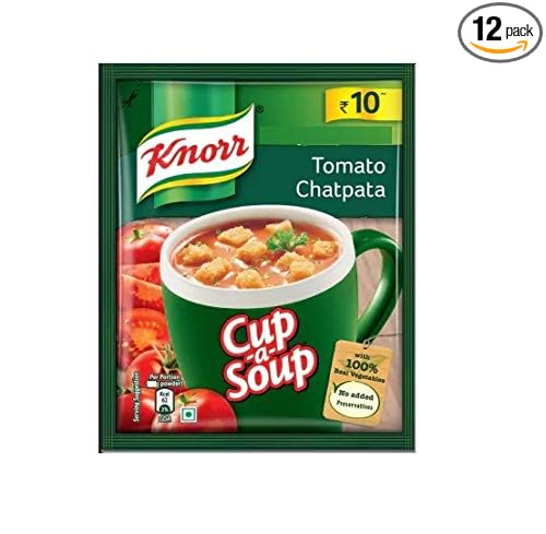 Knorr Instant Soup Tomato Chatpata, 14g - Pack of 12