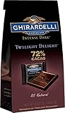 Ghirardelli 72% Twilight Delight Chocolate in Stand Up Bag, 4.87 Ounce (Pack of 8)