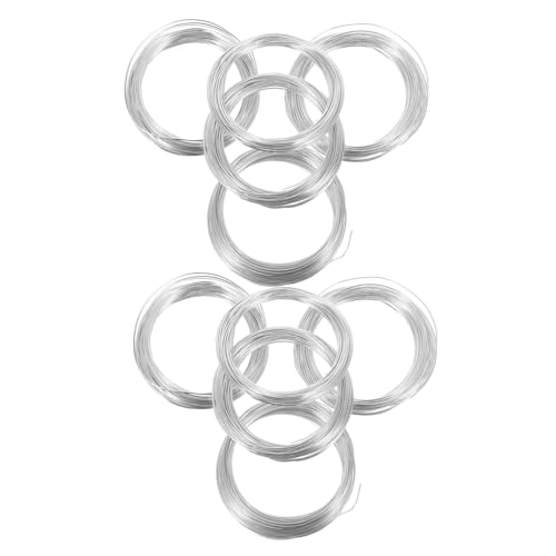 Hohopeti Gardening Bonsai Wires 10 Rolls 1mm Aluminum Multi-Color Ideal for DIY Projects Bonsai Care