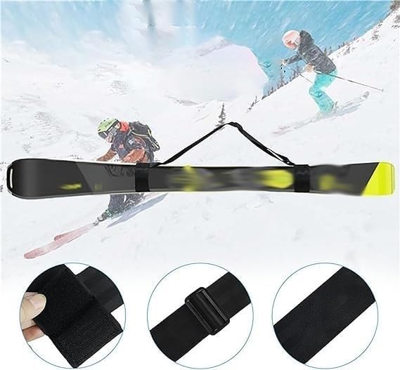 Bandoulière Ski Pratique Sangles De Ski Skimate - 3 Pièces, Réglables, Pour Porter Skis Et Snowboard | Noir, Rouge, Bleu Transport Ski Sac à Dos