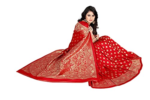 Sugathari Women's Banarasi Saree Pure Kanjivaram Silk Saree Soft new ladies 2023 Design Wear Pattu Sarees Latest Cotton Party Sari collections With Blouse Piece for Wedding sadi (PARI S-1 MAROON)