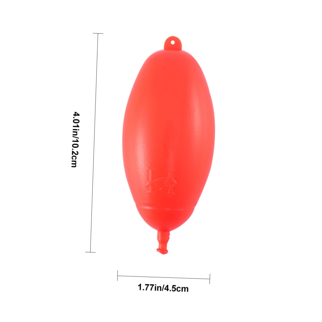 VICASKY 1set Red Fishing Floats Durable Plastic Long Throw Buoyant Balls for Observation and Sensitivity Fishing Gear Accessories 20pcs