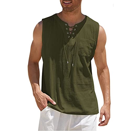 Pull en coton et lin décontracté d'été pour homme style chemise aloha