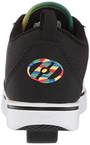 Heelys Girl's Pro 20 (He100771) Wheeled Heel Shoe, Black Rainbow, 4 UK