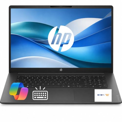Image of HP OmniBook 3 17.3 inch Laptop, AMD Ryzen 3 30, 8GB LPDDR5 RAM, 1TB PCIe NVMe SSD, FHD IPS Display, AMD Radeon 610M Graphics, Backlit Keyboard, Windows 11 Home, Mica Silver