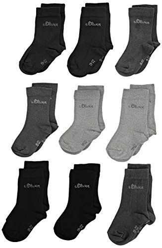s.Oliver Socks - S20031, Calze per bambini e ragazzi, Multicolore (grey 49), 27-30 (taglia produttore: 27/30)