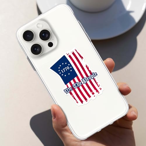 Image of Pack 9 Pcs Patriotic American Stickers for Water Bottles Laptops Vehicles Helmets Cars Skateboards Computers Bumper Sticker Waterproof Removable Vinyl Decals Laptop Accessories