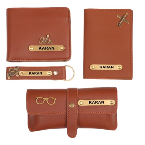 Image of ncgifts Personalized Leather Wallet Gift Hamper for Men | Gift for Man |Gifts for Man|Personalised Gifts for Men| Diwali Gifts for Family and Friends| Diwali Gift |Diwali Gift Hamper
