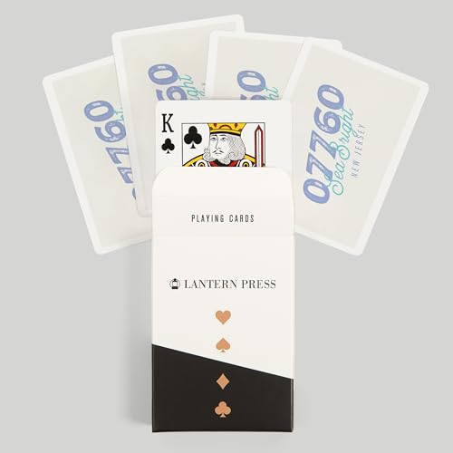 Baraja de cartas Sea Bright, 52 cartas tamaño póker miniatura 6