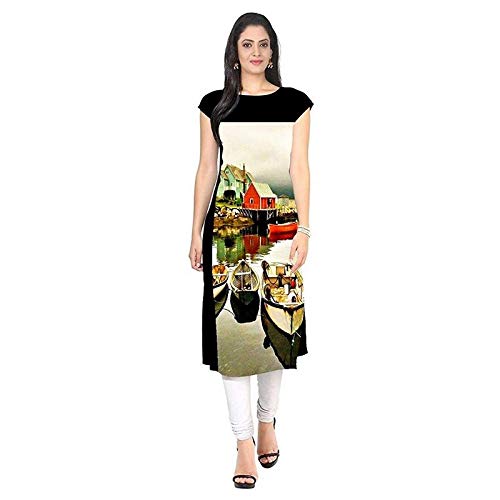 crepe kurtis amazon