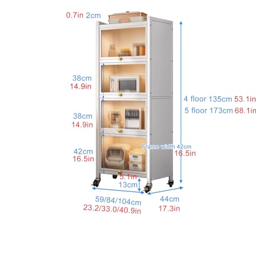 Étagère de rangement de cuisine buffet pour petits espaces et grands appareils - 3