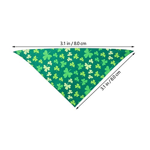 ULTECHNOVO 3Pcs St. Patricks Day Cat Bandanas Cachecol Cachecol Cachecol Cachecol