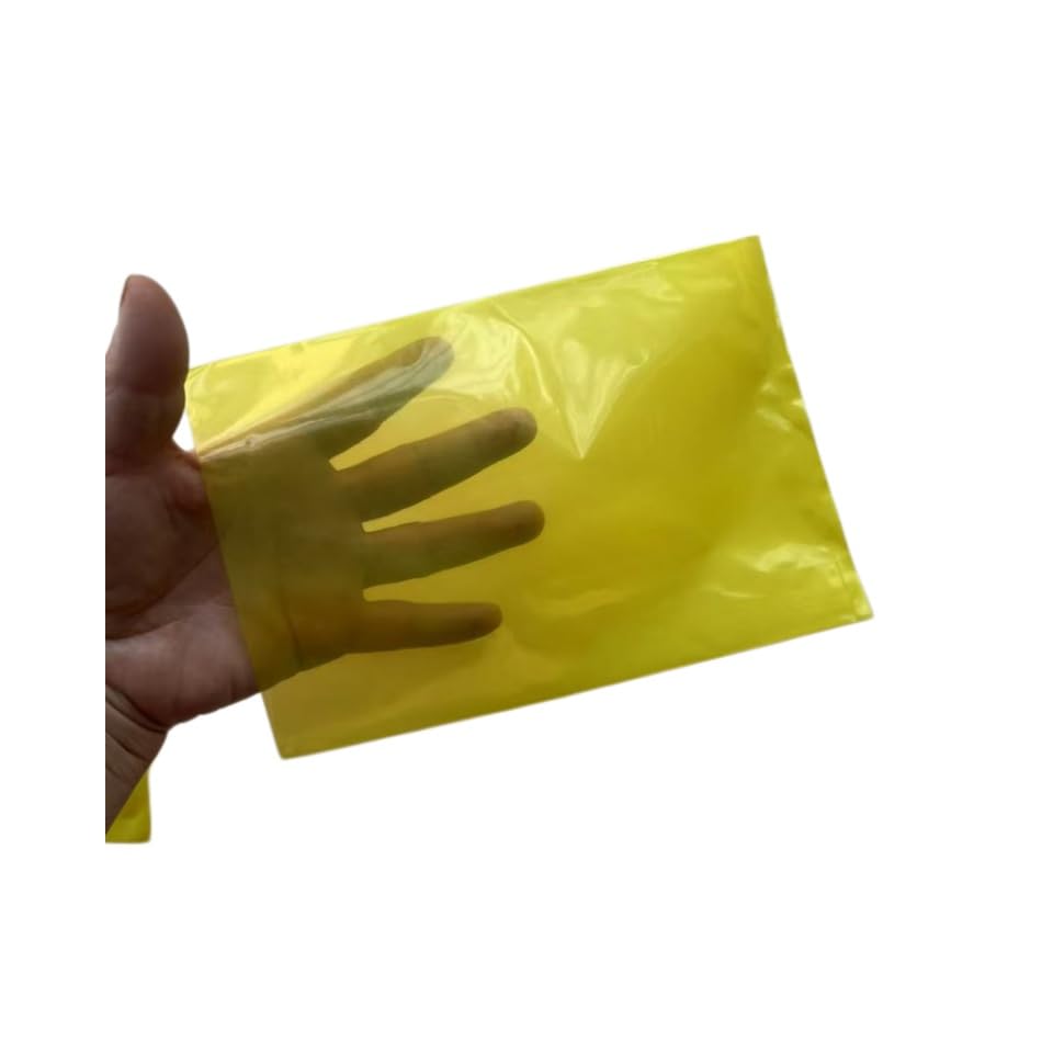 Sac plat ESD antistatique jaune 9x13 cm pour pièces auto - 3