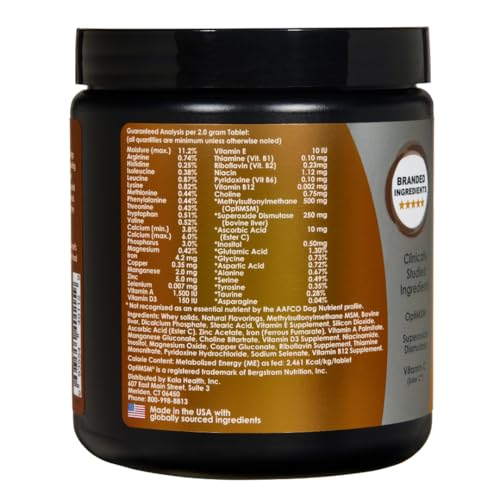 Image of Senior Multivitamin for Dogs - 150 Tablets with MSM, Superoxide Dismutase, Vitamin C & 19 Essential Nutrients - Supports Joint Health & Overall Wellness