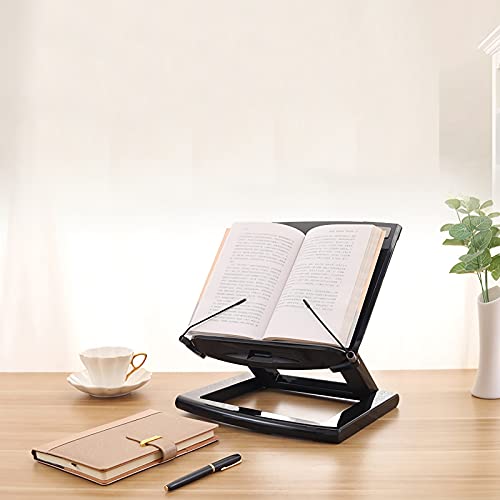 Soporte de libro y atril de lectura regulable para tableta, recetas y documentos 5