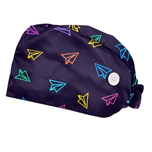 Chapeaux bouffants d'avion JDEZ anti-glissement : casquettes de travail mixtes