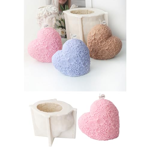 Moule à bougie géométrique en silicone pour déco salon - 3