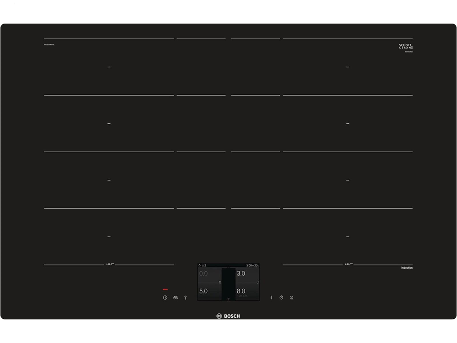 Bosch PXY801KW1E płyta kuchenna / 79,2 cm/Remote Diagnostics/HomeConnect