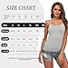Women's Basic Solid Adjustable Spaghetti Strap Tank Top Stretch Camisole with Built-in Bra(L,Wine)
