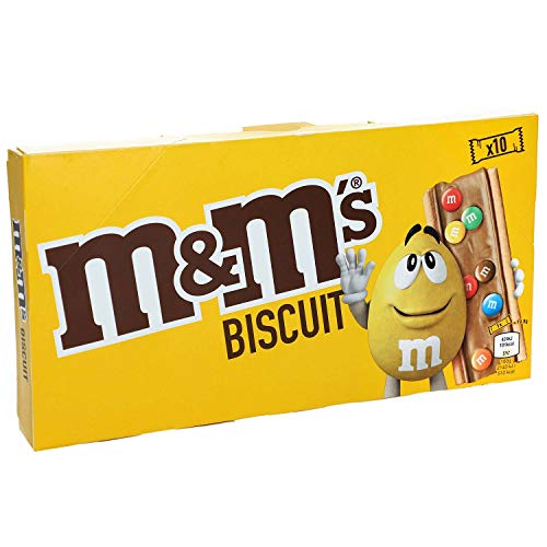 M&M's - Mini galletas de chocolate con leche M&M's - 10 galletas de 20...