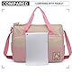 Miss Lulu 5er-Set Baby Wickeltasche Babytasche Tasche Mutter Windeltasche Handtasche Schultertasche Flaschenhalter mit wickelunterlage (Pink)