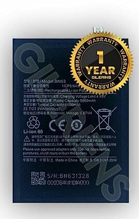 Image of Original BN63 Batr-ery for Redmi Mi 10 /10 Prime (6000mAh) Battery with 1 Year Warranty**(E215)