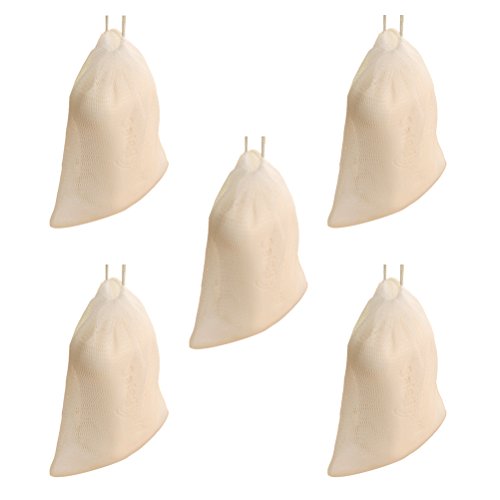 Frcolor Soap Bag Soap Saver Pouch Bubble Foam Body Facial Cleaning Tool - 5 Pieces