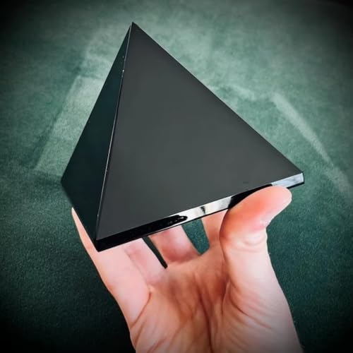 Pirámides de obsidiana de 7 cm, artesanías de cristal 4