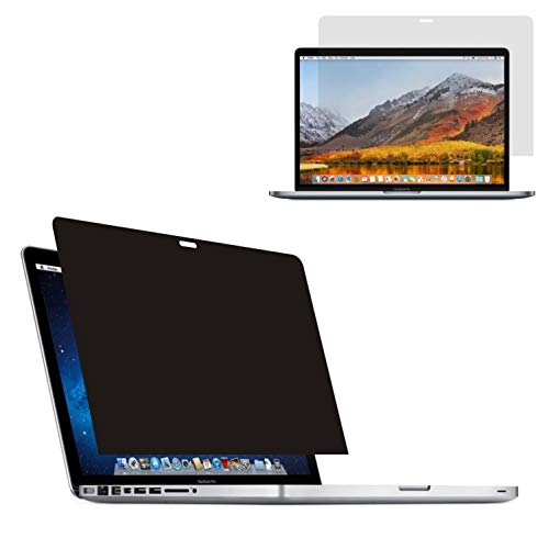 ACCGONON Laptop Privacy Screen Protectors Filter,Compatible 12-inch MacBook(2015-2017 Model A1534),Anti-Glare Anti-Spy Anti-Blue Scratch and UV Protection,Easy Install