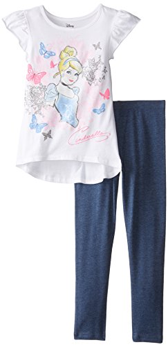 Disney Girls' Cinderella Top and Legging Set