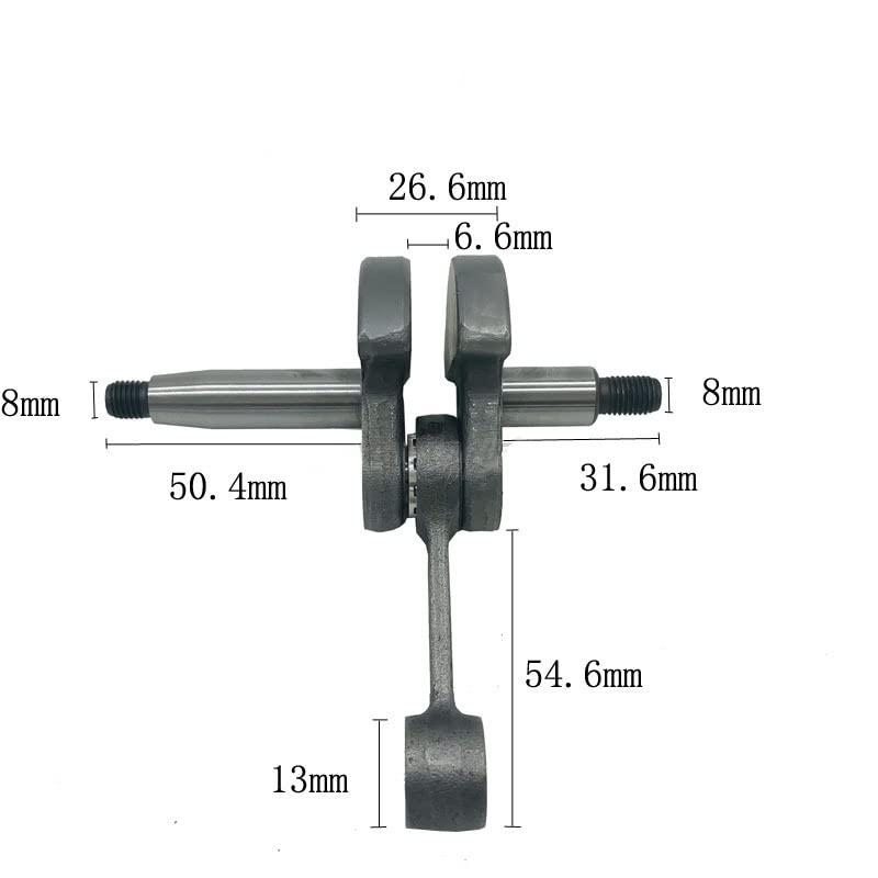 Cigüeñal Compatible con FS160 FS180 FS220, desbrozadora, Repuesto de Motor (Accesorio)