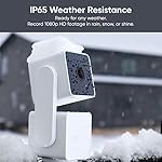 WYZE Cam Pan v3 Indoor/Outdoor IP65-Rated 1080p Pan/Tilt/Zoom Wi-Fi Smart Home Security Camera with Color Night Vision, 2-Way Audio, Compatible with Alexa & Google Assistant, White, 2-Pack - Image 4