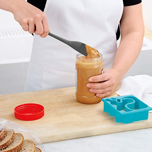 Tovolo 81-16958C Flex-Core All-Silicone Long-Handled Jar Scraper Spatula thumb #2