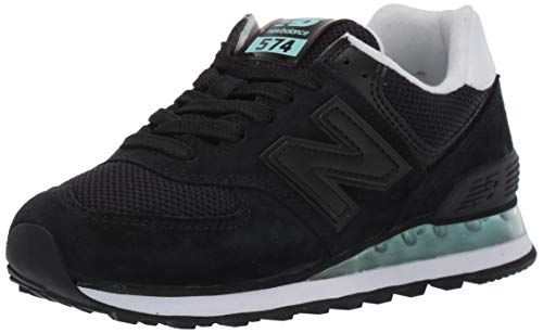Image of New Balance Women's 574 V2 Sneaker, Black /Light Reef, 8 M