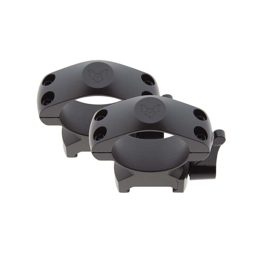 Anillas Desmontables de Acero 30 mm Liberación Rápida 4 Tornillos Carril Weaver Picatinny