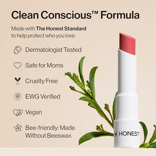 Honest Beauty Moisturizing Vegan Tinted Lip Balm | Antioxidant-rich Acai Extracts + Avocado Oil | Paraben Free + Cruelty Free | Summer Melon - Image 6