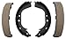 ACDelco Gold 17568B Bonded Rear Drum Brake Shoe Set