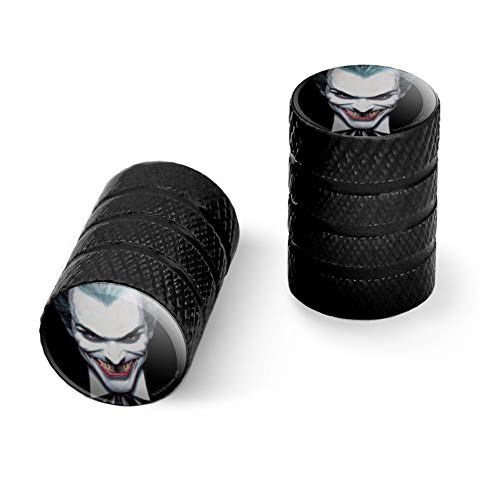 GRAPHICS & MORE Batman Alex Ross Joker Head Motorcycle Bicycle Bike Tire Rim Wheel Aluminum Valve Stem Caps