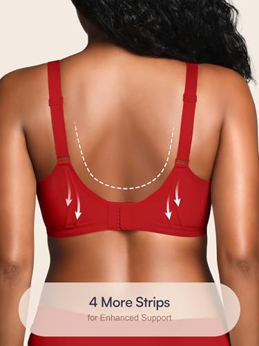 Image of Seamless Jelly Bras for Women No Underwire with Support - Wireless Bralettes Everyday Full Coverage Comfort Tshirt Bra
