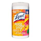 Lysol® Toallitas Desinfectantes para Superficies Fragancia Mango & Hibiscus 80 pz