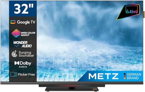 Metz Smart TV, MTD8500, 32"(80 cm), HD, Led, HDR, Google