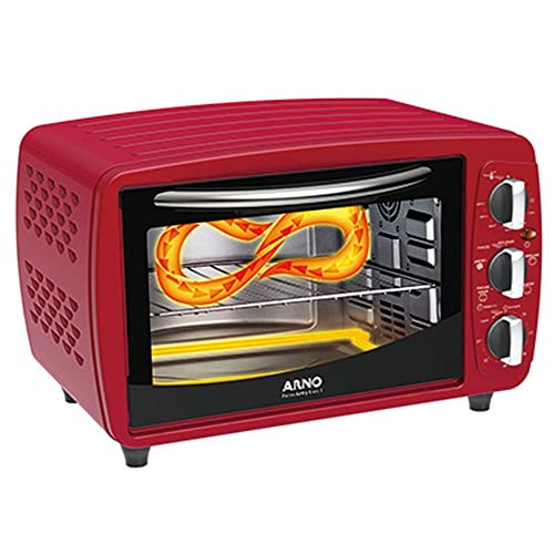 Arno Forno Elétrico Arno Airfry 5 em 1 FOR3, 20L, Vermelho, 220V